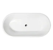 Wanny - Polimat Amona New Wanna wolnostojąca 150x75 cm granatowa 00507 - miniaturka - grafika 1