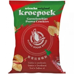 Chipsy krewetkowe Sriracha Original 80g - Flying Goose - Kuchnie świata - miniaturka - grafika 1