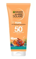 Balsamy i kremy do opalania - Garnier AMBRE SOLAIRE - Sun Protection Milk for Kids - Wodoodporny eko balsam ochronny dla dzieci - SPF50 - 100 ml - miniaturka - grafika 1