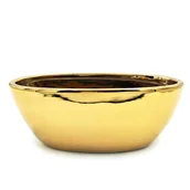 Donice - Osłonka ceramiczna złota na kwiaty doniczka 29×14 cm - miniaturka - grafika 1