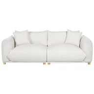 Sofy i kanapy - Sofa 3-osobowa złamana biel LUVOS - miniaturka - grafika 1