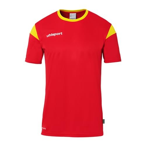 uhlsport Squad 27 koszulka piłkarska z krótkim rękawem, koszulka sportowa dla dzieci i dorosłych, uniseks, oddychająca koszulka piłkarska