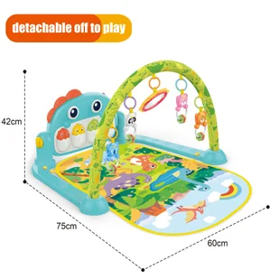 WOOPIE BABY Mata z Pałąkiem Dino - Grzechotki dla dzieci - miniaturka - grafika 2