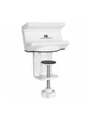 Przyborniki na biurko - MACLEAN MC-808 Maclean MC-808 Uchwyt biurkowy do listwy zasilającej biały - miniaturka - grafika 1