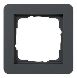 Gira Ramka pojedyncza E1 - antracyt - Klawisze i ramki - miniaturka - grafika 1