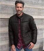 Kurtki męskie - Kurtka motocyklowa z kieszeniami Mężczyzna Atlas For Men - Kolor : Czarny - Rozmiar : 4XL - miniaturka - grafika 1