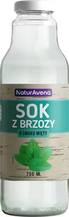 NATURAVENA NATURAVENA SOK Z BRZOZY MIĘTOWY 750ML - Soki i napoje niegazowane - miniaturka - grafika 1