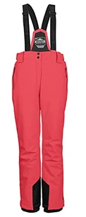Killtec Damskie spodnie funkcyjne/spodnie narciarskie ze zdejmowanymi szelkami, ochrona krawędzi i pas śnieżny - KSW 249 WMN SKI PNTS, neon-Coral, 38, 37559-000 - Spodnie damskie - miniaturka - grafika 1