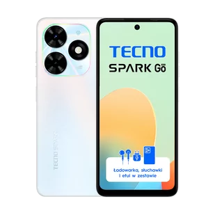 TECNO SPARK GO 2024 4/64GB Mystery White Biały - Telefony komórkowe - miniaturka - grafika 1