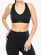 Bielizna sportowa damska - Biustonosz sportowy Icebreaker Merino 125 Cool-Lite Sprite Racerback Bra - black - miniaturka - grafika 1
