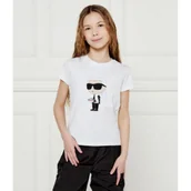 Koszulki męskie - Karl Lagerfeld Kids T-shirt | Regular Fit - miniaturka - grafika 1