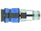 Sprężarki i kompresory - RQS Szybkozłączka Przemysłowa 1/2" Z Gwintem Zewnętrznym Typ 1625 Rectus - miniaturka - grafika 1