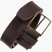 Paski - Pasek BIG STAR Skórzany Brązowy OO675001 Brązowy 105 - miniaturka - grafika 1