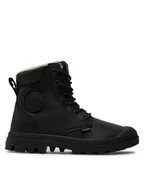 Botki damskie - Palladium Trapery Pampa Sport Cuff WPS 72992-001-M Czarny - miniaturka - grafika 1