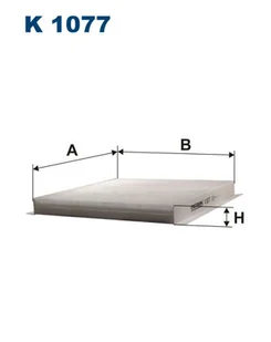 FILTRON Filtr kabinowy K1077 - Filtry kabinowe - miniaturka - grafika 1