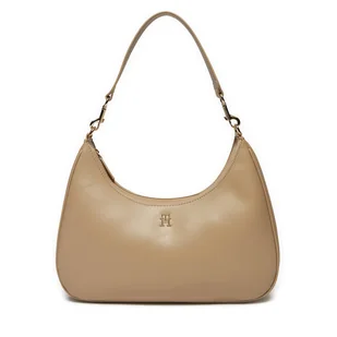 Torebka Tommy Hilfiger AW0AW16463 Beżowy - Torebki damskie - miniaturka - grafika 1