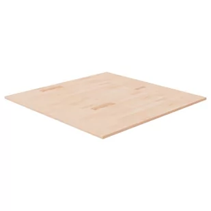 Kwadratowy blat do stolika, 90x90x1,5 cm, surowe drewno dębowe - Blaty meblowe i parapety okienne - miniaturka - grafika 1