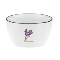 Miski i półmiski - Miseczka porcelanowa Prowansja lawenda 350 ml biały - miniaturka - grafika 1