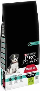 Purina Pro Plan Optidigest Sensitive Digestion Puppy Medium Lamb 12 kg - Sucha karma dla psów - miniaturka - grafika 1