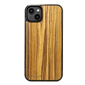 Etui i futerały do telefonów - Drewniane Etui Bewood iPhone 14 Plus OLIWKA - miniaturka - grafika 1