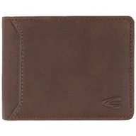 Portfele - camel active Ocean męski portfel krajobraz format mały, brązowy (Cognac Brown), S, Nowoczesny - miniaturka - grafika 1