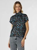 Koszule damskie - Marie Lund - Bluzka damska, niebieski|brązowy|wielokolorowy - miniaturka - grafika 1