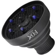 Akcesoria i części AGD - Fox SILICONE Dyfuzor uniwersalny do suszarek, kolor czarny - miniaturka - grafika 1
