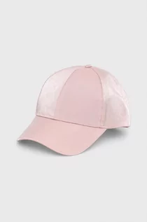 Czapki damskie - Pieces czapka kolor różowy gładka - grafika 1
