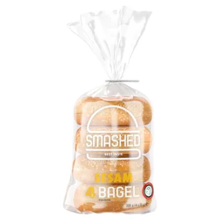 Bajgle z sezamem 300 g (4 x 75 g) - Inne pieczywo - miniaturka - grafika 1