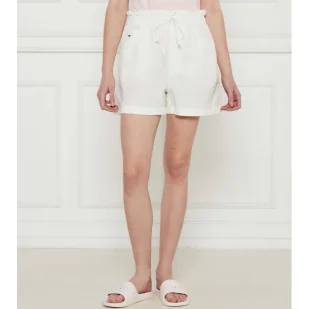 Tommy Jeans Szorty Regular Fit z dodatkiem lnu - Spodenki damskie - miniaturka - grafika 1