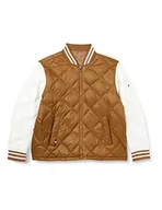Kurtki męskie - Tommy Hilfiger Męska kurtka izolowana z odwracalną warstwą bomberki, Pustynny khaki, XS - miniaturka - grafika 1