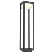 Lampy ogrodowe - Lampa ogrodowa stojąca Baker Street czarno-biała LED 10W 3000K 520lm IP65 wym: 80 x 18 x 18 cm aluminium Maytoni - miniaturka - grafika 1