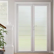 Okleiny - Folia okienna elektrostatyczna z wzorem pasiastym, 45 x 220 cm, antystatyczna, nieprzezroczysta, do szkła. - miniaturka - grafika 1