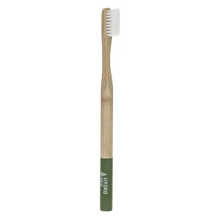Hydrophil Naturalna, wegańska szczoteczka do zębów z biodegradowalnego bambusa, włosie średnie, Zielona, Hydrophil 5255-uniw - Szczoteczki do zębów dla dzieci - miniaturka - grafika 1