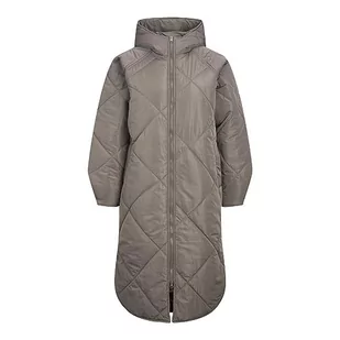 JACK&JONES JXSIENNA Pikowana kurtka damska z kapturem OTW SN, Morel, S, Morel, S - Kurtki damskie - miniaturka - grafika 1