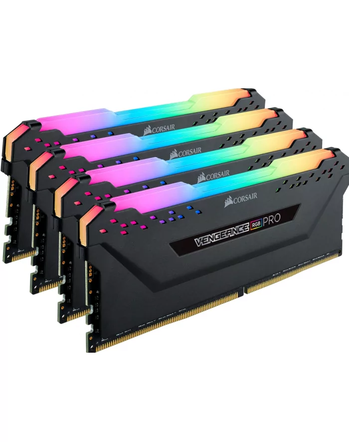 Corsair DDR4 - 64 GB -3200 - CL - 16 - Dual Kit, Vengeance RGB PRO (black, CMW64GX4M2E3200C16)