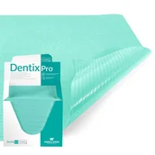 Sprzęt i akcesoria stomatologiczne - Serweta dentystyczna 33cm x 48cm zielona podfoliowana 54g DentixPro 80szt - miniaturka - grafika 1