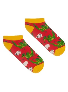 Smok wawelski z owcami skarpetki stopki Kabak - Skarpetki męskie - miniaturka - grafika 1