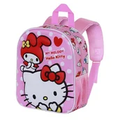 Plecaki - Hello Kitty Lovely-Elite plecak 3D, różowy, 25 x 30 cm, pojemność 7 l - miniaturka - grafika 1