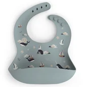 Śliniaki i fartuszki - Śliniaczek silikonowy Magic Sea Animals, BabySteps - miniaturka - grafika 1