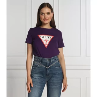 Koszulki i topy damskie - GUESS T-shirt ORIGINAL | Regular Fit - grafika 1