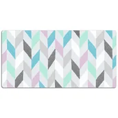 Podkładki na biurko - Podkładka na biurko z nadrukiem Tkanina w geometryczne kształty 120x60 cm - miniaturka - grafika 1