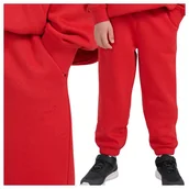 Dresy i komplety dla chłopców - Spodnie dresowe chłopięce 4F 4FJWAW25TTROM1245-62S Czerwony Roz. 140 - 4F JUNIOR - miniaturka - grafika 1