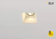 Lampy pozostałe - SLV SPOTLINE PLASTRA downlight GU10 kwadratowy biały gips 148071 - miniaturka - grafika 1