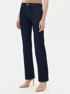 Spodnie damskie - Guess Jeansy W5YA15 D5PW1 Granatowy Sexy Straight Fit - miniaturka - grafika 1