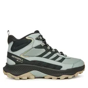 Buty trekkingowe męskie - Trekkingi Merrell Speed Strike 2 Mid GORE-TEX J038383 Szary - miniaturka - grafika 1