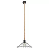 Lampy sufitowe - Rabalux Daryl lampa wisząca 1x40W czarna 5271 - miniaturka - grafika 1