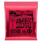 Struny gitarowe  - Ernie Ball Burly Slinky Nickel Wound Electric Guitar Strings 3 Pack - 11-52 Gauge - miniaturka - grafika 1