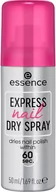 Lakiery do paznokci - Essence Lakiery do paznokci Express Nail Dry Spray 50 ml - miniaturka - grafika 1
