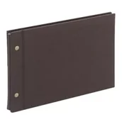 Albumy fotograficzne - Nakabayashi Album na zdjęcia A5 Terracotta czarny-poziomy - miniaturka - grafika 1